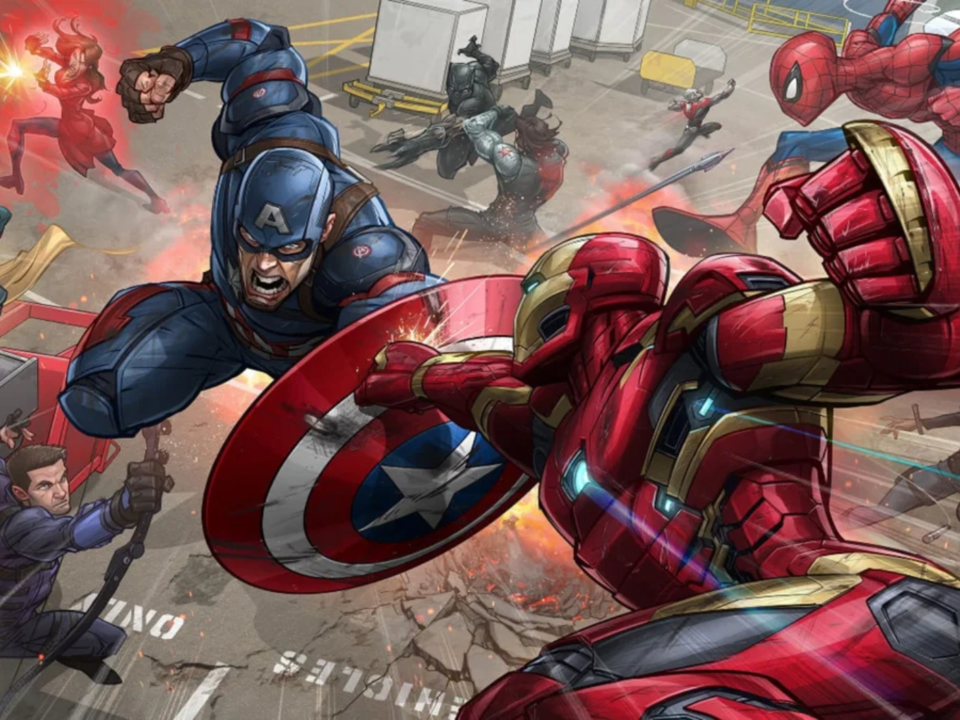 Dynamic comic superhero action frame